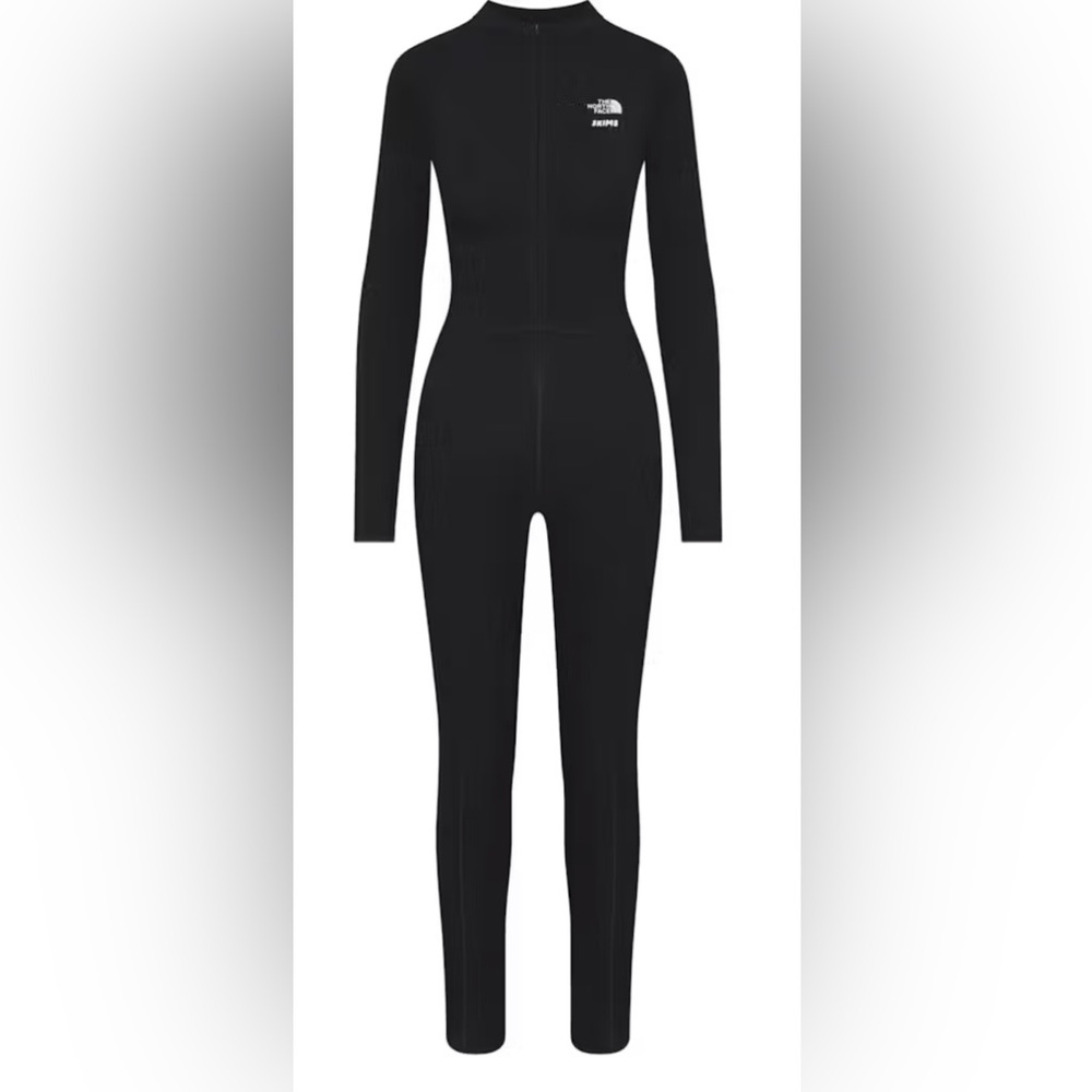 SKIMS Black Streamlined Full-Body Suit